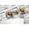 Kingston Brass KS6123DX Two-Handle Wall Mount Bathroom Faucet, Antique Brass KS6123DX - alternate 5